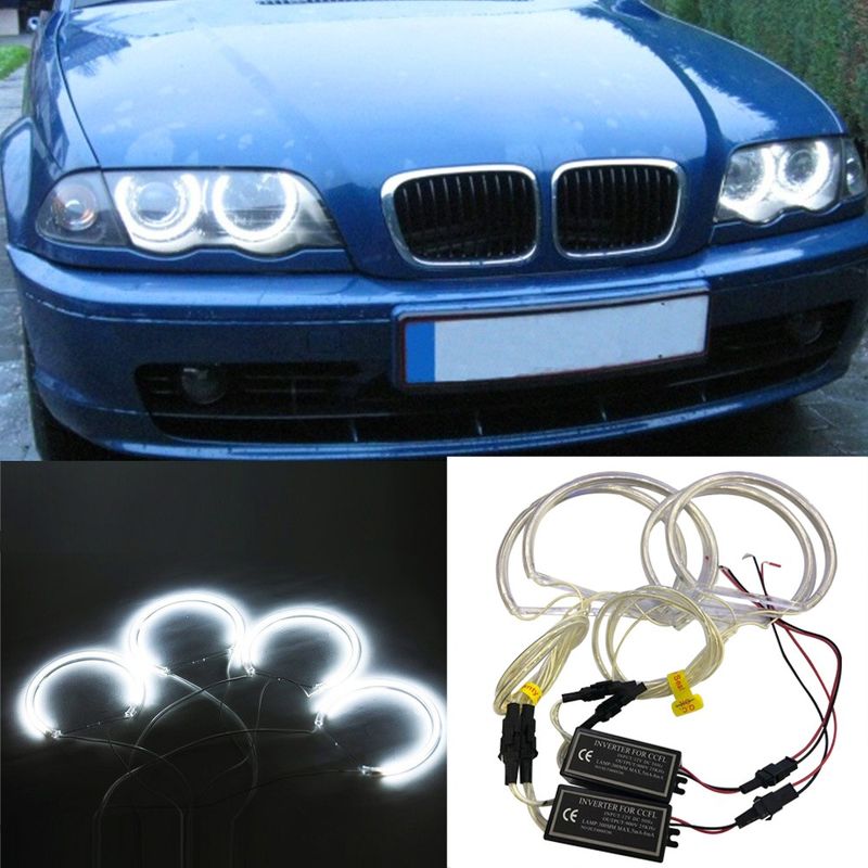 CCFL Angel eyes. white color For BMW E46 Saloon/ Touring 97-06 in Angel Eyes-  genuine parts by ProTuning Design