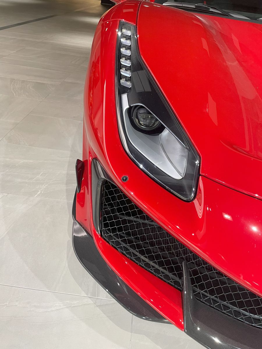 Canards for front bumper Ferrari 488 Pista in Rear Eyebrows